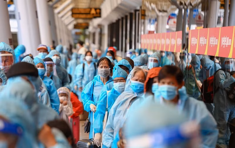 Doanh nghiệp lo lắng khi lao động về quê ồ ạt. Ảnh minh họa