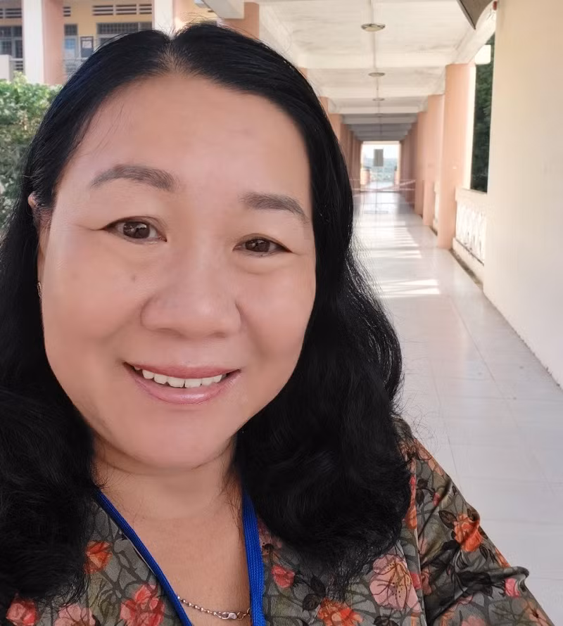 Cô Tôn Thị Mai Thanh, có thâm niên hơn 10 năm làm công tác chấm thi tốt nghiệp THPT.