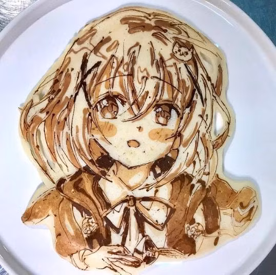 Độc đáo những tác phẩm nghệ thuật được làm từ... bánh kếp ảnh 2