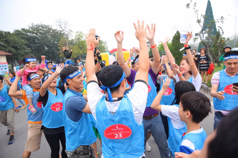 Tinh thần đồng đội gắn kết trên sân chơi “Ngày hội vui khỏe Vinhomes”