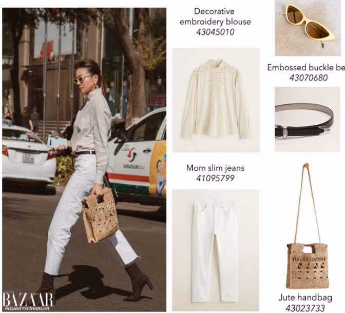 Học Thanh Hằng diện đồ bình dân ngỡ như hàng hiệu xa xỉ ảnh 2