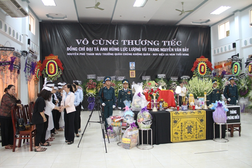 Lễ tang Đại tá, Anh hùng LLVT nhân dân Nguyễn Văn Bảy tổ chức tại quê nhà huyện Lai Vung, Đồng Tháp