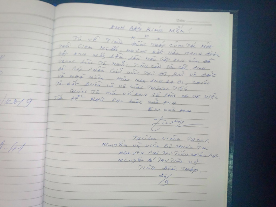 Những dòng cảm xúc của nguyên Ủy viên Bộ Chính trị, nguyên Phó Thủ tướng Chính phủ, nguyên Bí thư Tỉnh ủy Đồng Tháp - Trương Vĩnh Trọng.