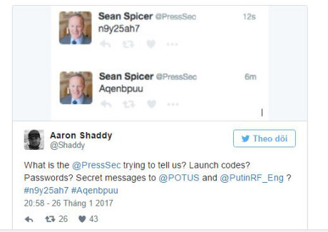 Thu ky bao chi Nha Trang Sean Spicer cong bo 