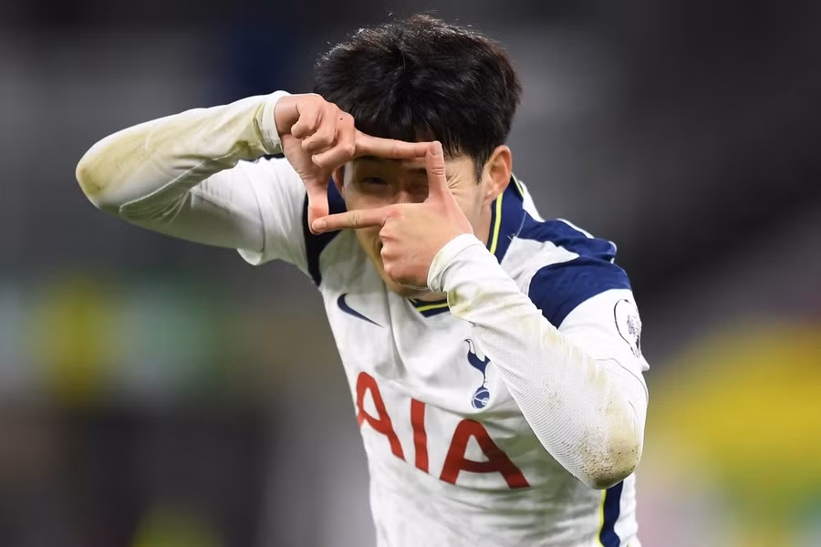 Son đang tiếp tục thi đấu thăng hoa tại Tottenham.