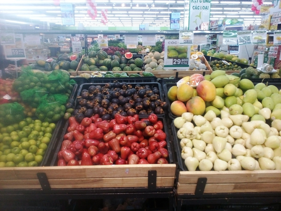 Các mặc hàng nông sản bày bán chủ yếu của Việt Nam Các mặc hàng nông sản bày bán chủ yếu của Việt Nam