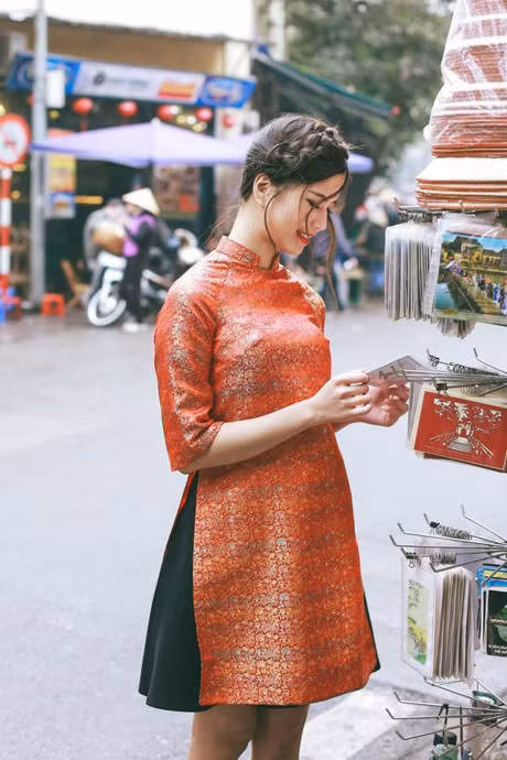 Ao dai cach tan – xu huong thoi trang Tet 2017 - Anh 3