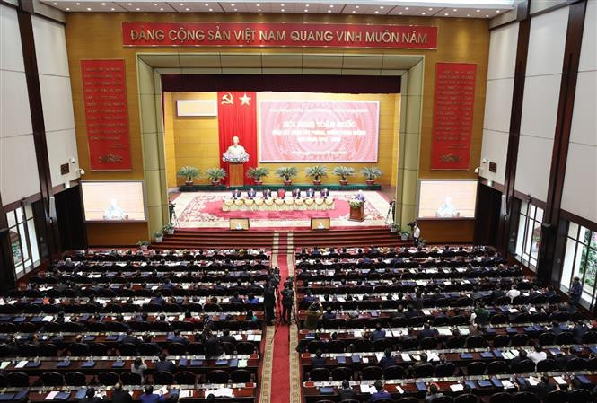 Toàn cảnh hội nghị tại Hà Nội. Ảnh: TTXVN Toàn cảnh hội nghị tại Hà Nội. Ảnh: TTXVN
