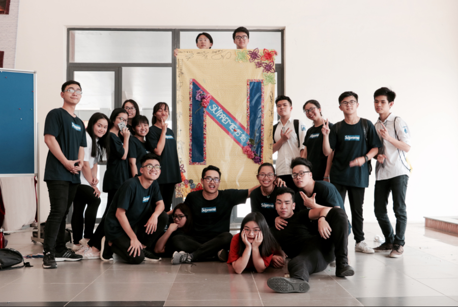 Lớp Sử đã hoàn thành xong chữ N