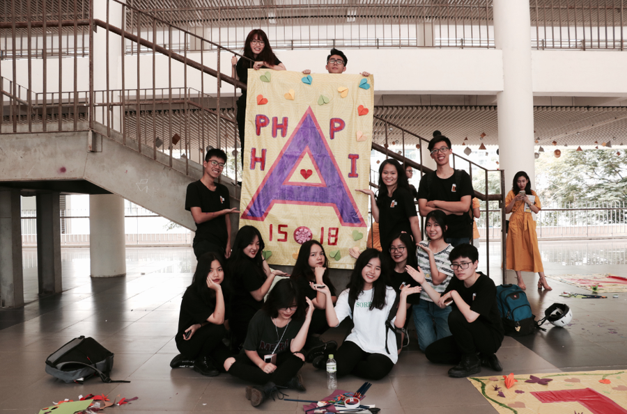 Lớp Pháp 2 cùng chữ A đầy sáng tạo