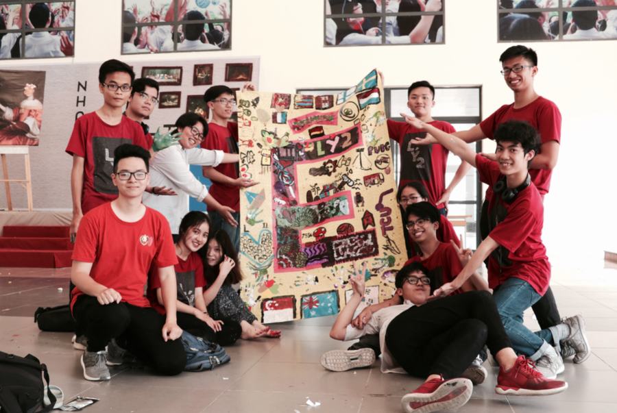 Chữ E độc đáo của lớp Lý 2