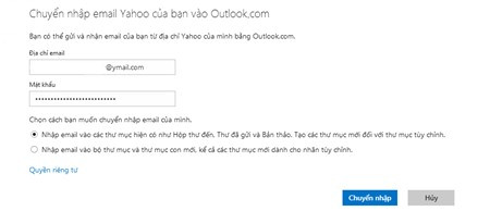 Tạo tài khoản Outlook.com với tên miền .vn ảnh 3 Tạo tài khoản Outlook.com với tên miền .vn ảnh 3