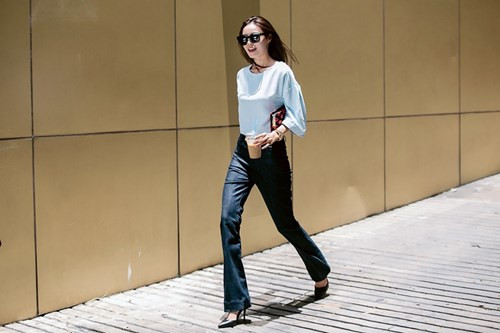 Lan Ngọc khoe chân dài miên man trên phố - ảnh 8