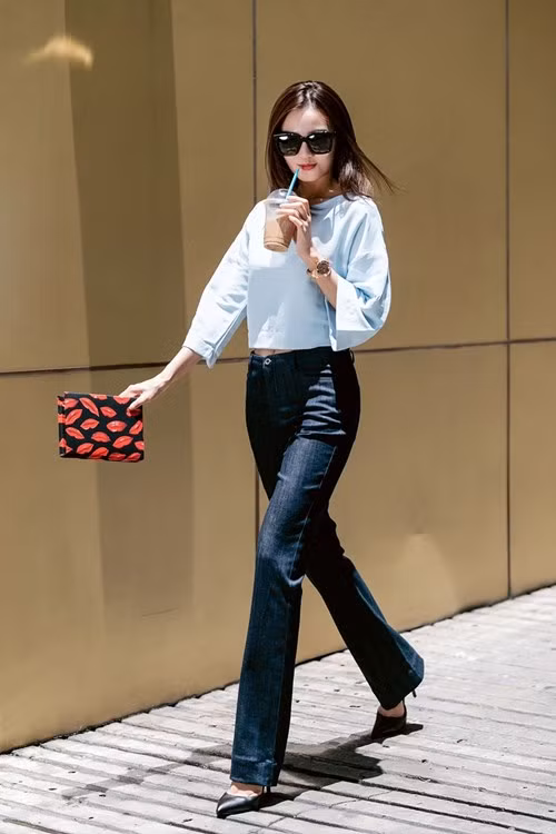 Lan Ngọc khoe chân dài miên man trên phố - ảnh 6
