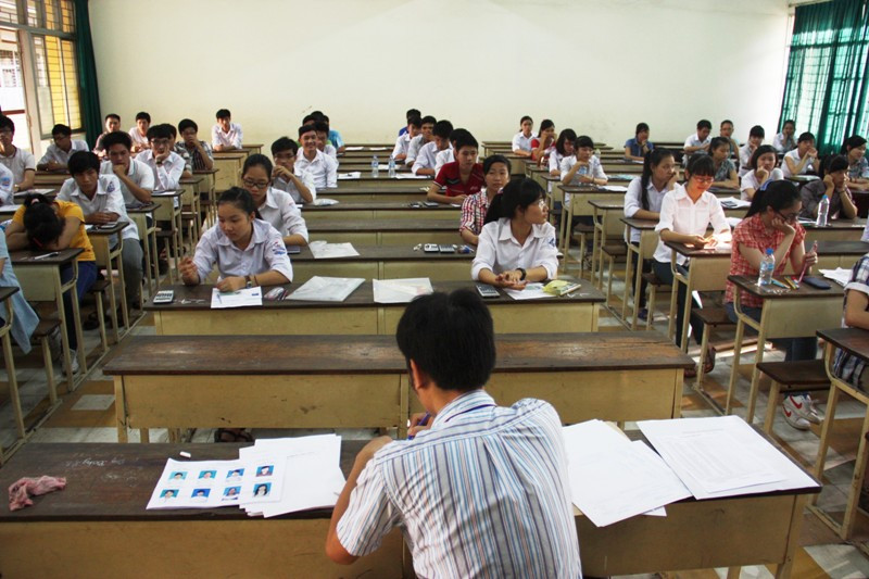 Thí sinh thi THPT quốc gia 2016