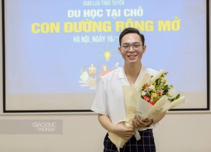 Sinh viên Trần Hoài Nam (Trường Đại học Anh quốc tại Việt Nam). Ảnh: Thế Đại