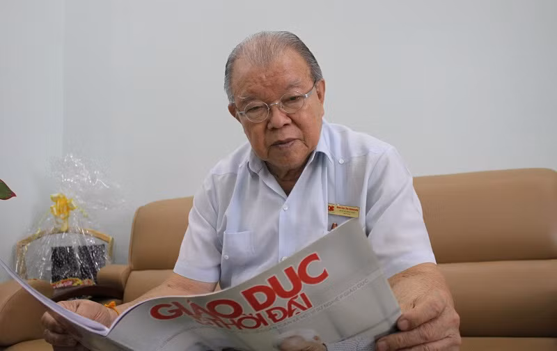 Giáo sư Võ Tòng Xuân. Ảnh: Quốc Ngữ