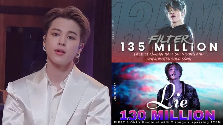 Jimin của BTS lập kỉ lục khủng.