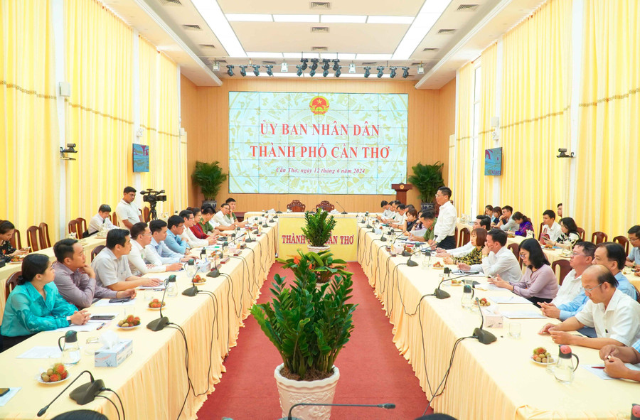 Quang cảnh buổi làm việc.