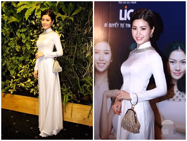 Người đẹp Việt chuộng mốt áo dài trắng dự sự kiện