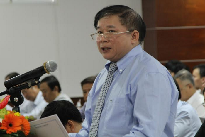 Thứ trưởng Bùi Văn Ga báo cáo tổng kết tại Hội nghị tại điểm cầu TP HCM