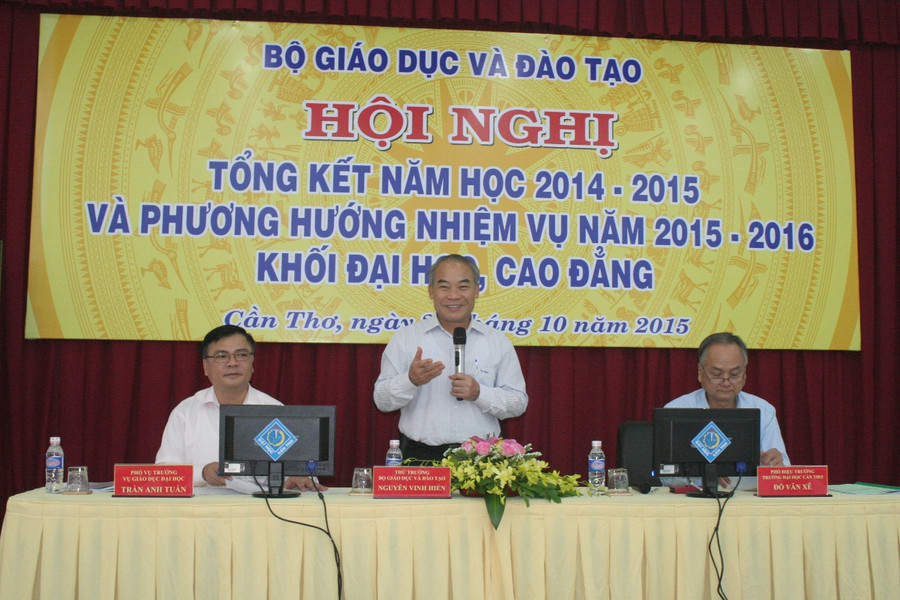 Thứ trưởng Nguyễn Vinh Hiển chủ trì Hội nghị tại điểm cầu Cần Thơ