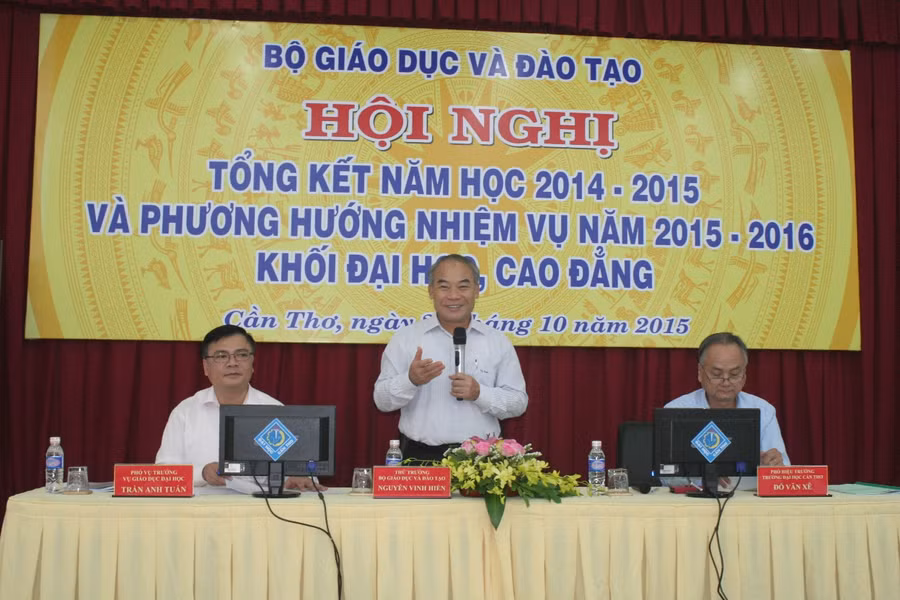 Thứ trưởng Nguyễn Vinh Hiển chủ trì Hội nghị tại điểm cầu Cần Thơ