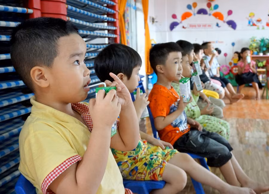 Bình Định tích cực với các công tác triển khai sữa học đường trong năm học mới ảnh 1