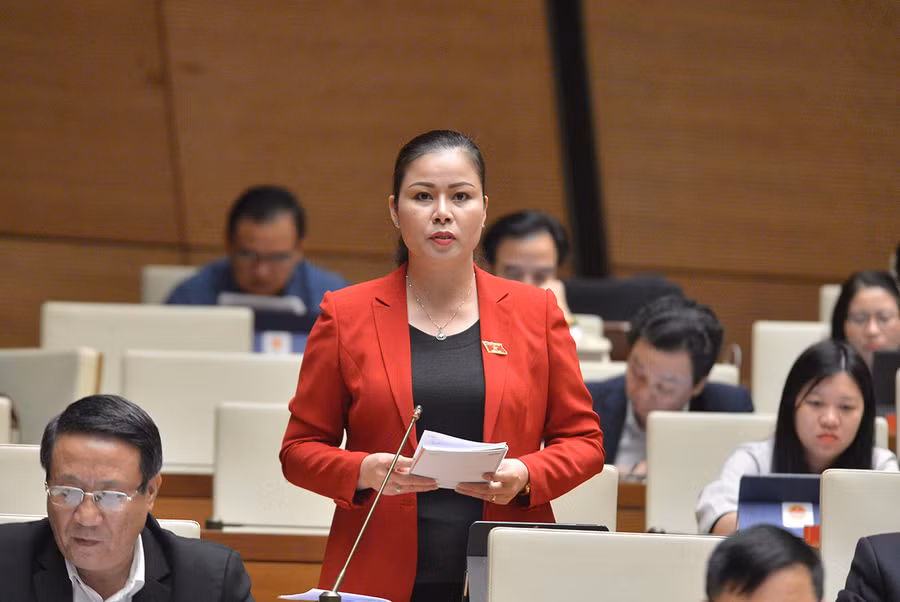 Đại biểu Bạch Thị Hương Thủy – Đoàn đại biểu Quốc hội tỉnh Hoà Bình.