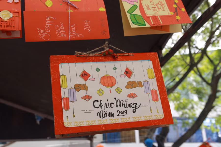 Thiệp handmade do học sinh tự thiết kế Thiệp handmade do học sinh tự thiết kế