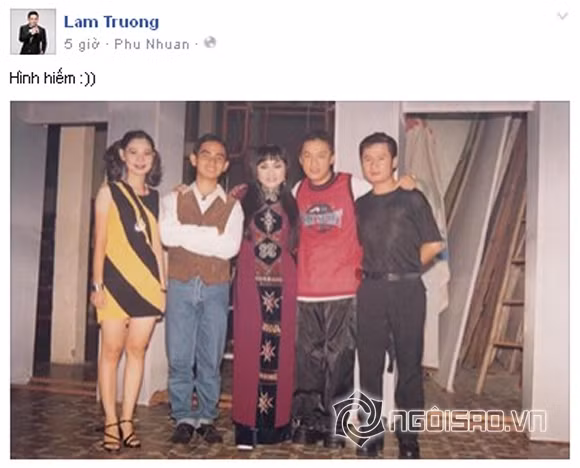 Lam Trường không nhịn được cười khi nhìn lại ảnh cũ