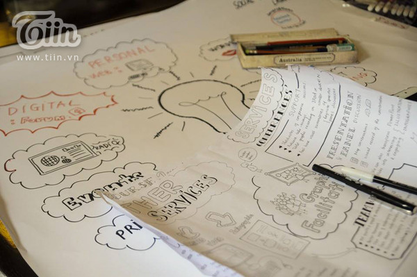 Cựu sinh viên ngoại thương và dự án chép bài bằng tranh