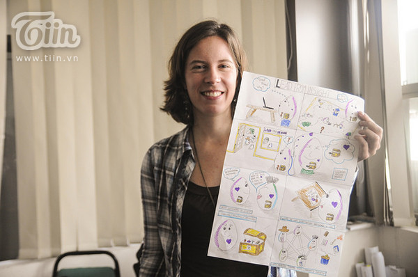 Cựu sinh viên ngoại thương và dự án chép bài bằng tranh