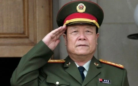 Ông Quách Bá Hùng trong chuyến thăm Mỹ năm 2006. Ảnh: Reuters.