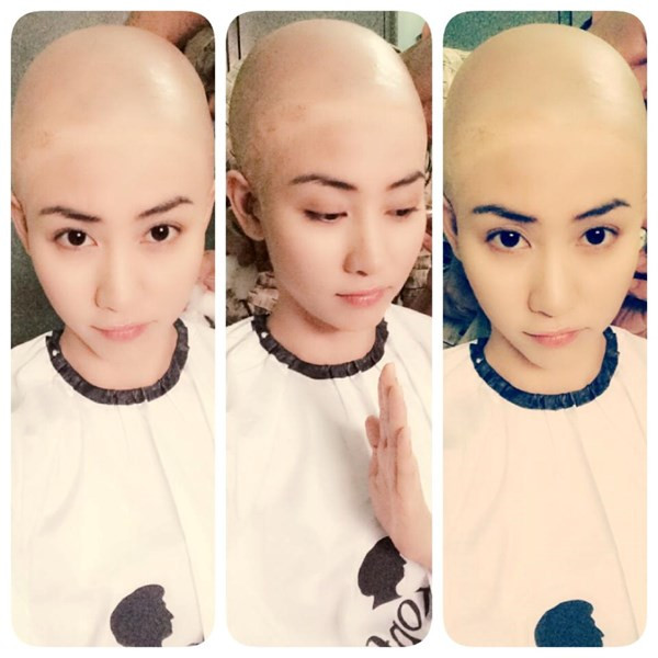 Những “mỹ nhân đầu trọc” gây xôn xao showbiz Việt ảnh 11 Những “mỹ nhân đầu trọc” gây xôn xao showbiz Việt ảnh 11