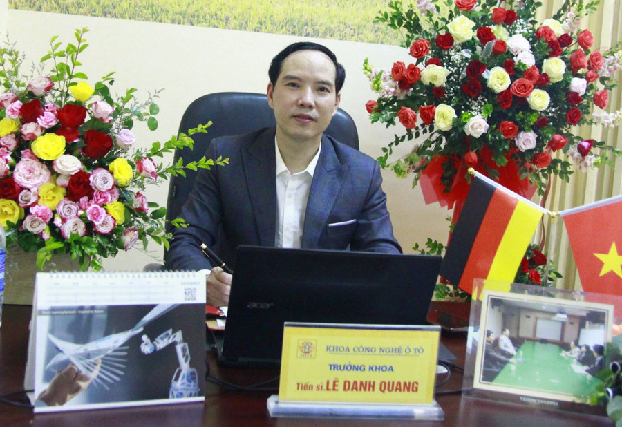 TS. Lê Danh Quang, Trưởng khoa Công nghệ ô tô, Trường Cao đẳng Công nghệ Hà Nội. Ảnh NVCC. TS. Lê Danh Quang, Trưởng khoa Công nghệ ô tô, Trường Cao đẳng Công nghệ Hà Nội. Ảnh NVCC.