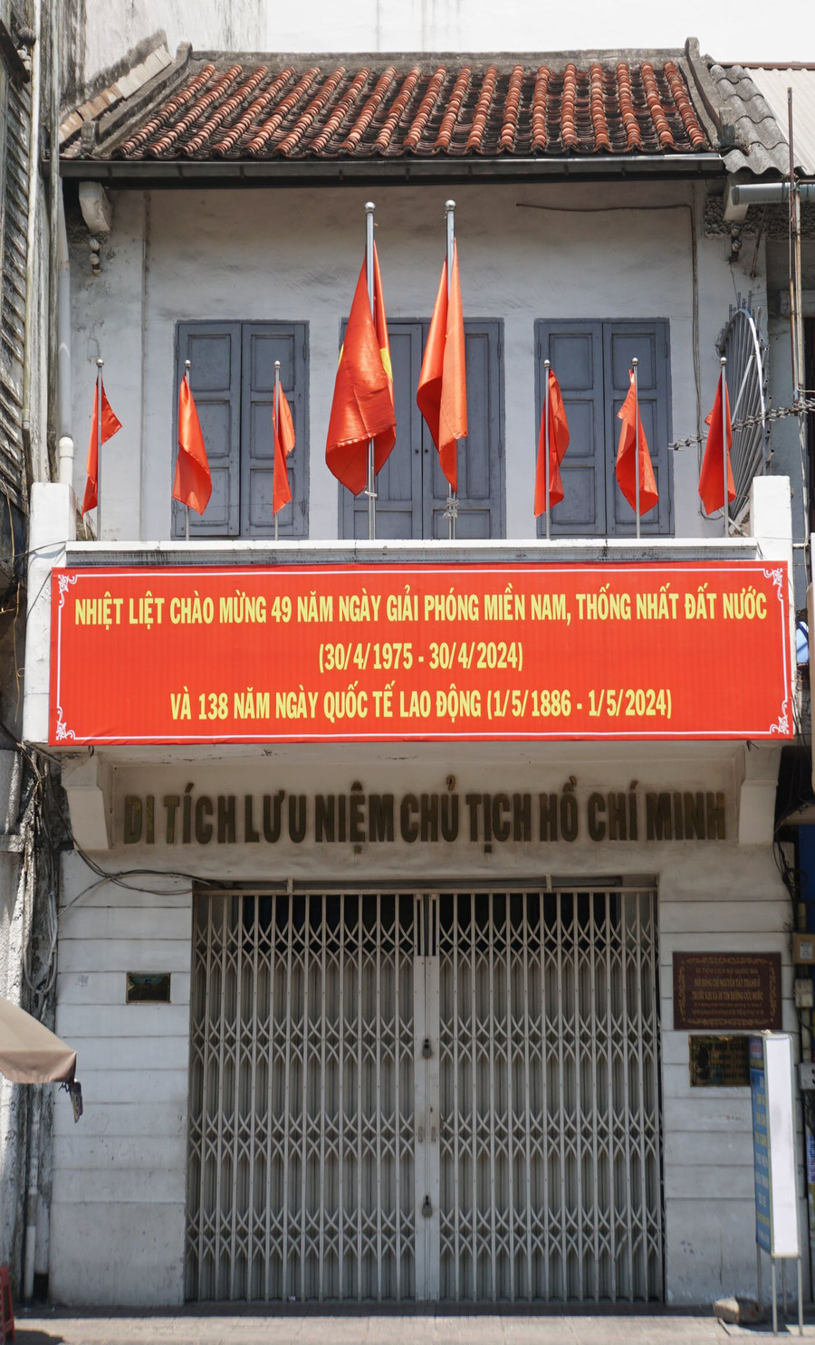 Nhấn vào ảnh để phóng to Căn nhà số 5 Châu Văn Liêm (Quận 5) được công nhận là Di tích lịch sử văn hóa và là địa điểm du lịch nổi tiếng cho khách tham quan.