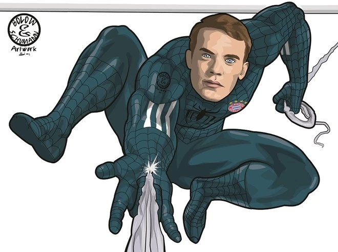 Ảnh vui về thủ môn số 1 thế giới Manuel Neuer