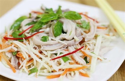 nộm ngao, ổi, dưa chuột nộm ngao, ổi, dưa chuột