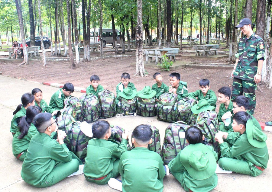 Học kỳ quân đội được các bậc phụ huynh kỳ vọng sẽ làm thay đổi tích cực với con trẻ. Ảnh:NT
