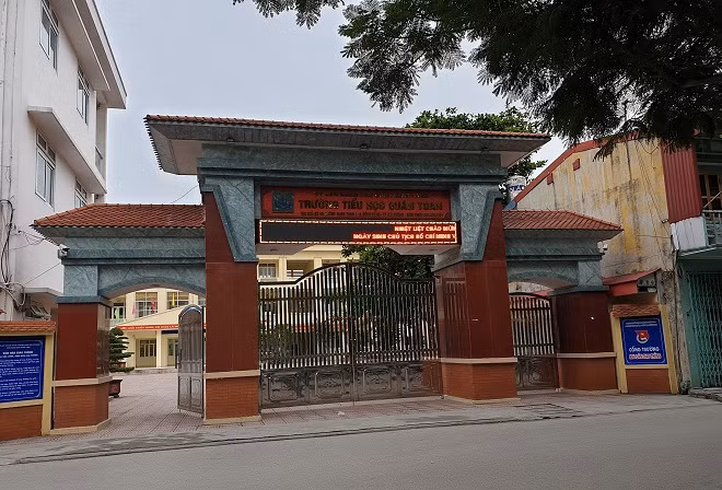 Trường Tiểu học Quán Toan, nơi xảy ra sự việc