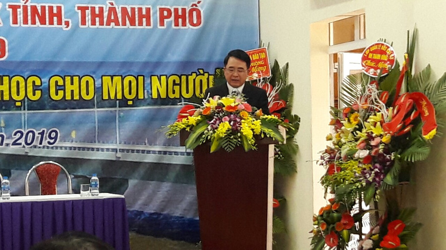 Ông Lê Khắc Nam, Phó Chủ tich UBND TP. Hải Phòng phát biểu tại hội nghị Ông Lê Khắc Nam, Phó Chủ tich UBND TP. Hải Phòng phát biểu tại hội nghị