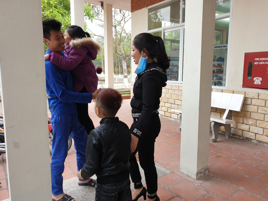 Những ngày cận Tết Nguyên Đán, sự quan tâm, động viên của gia đình khiến các học viên thêm nghị lực, an tâm ở lại chữa bệnh