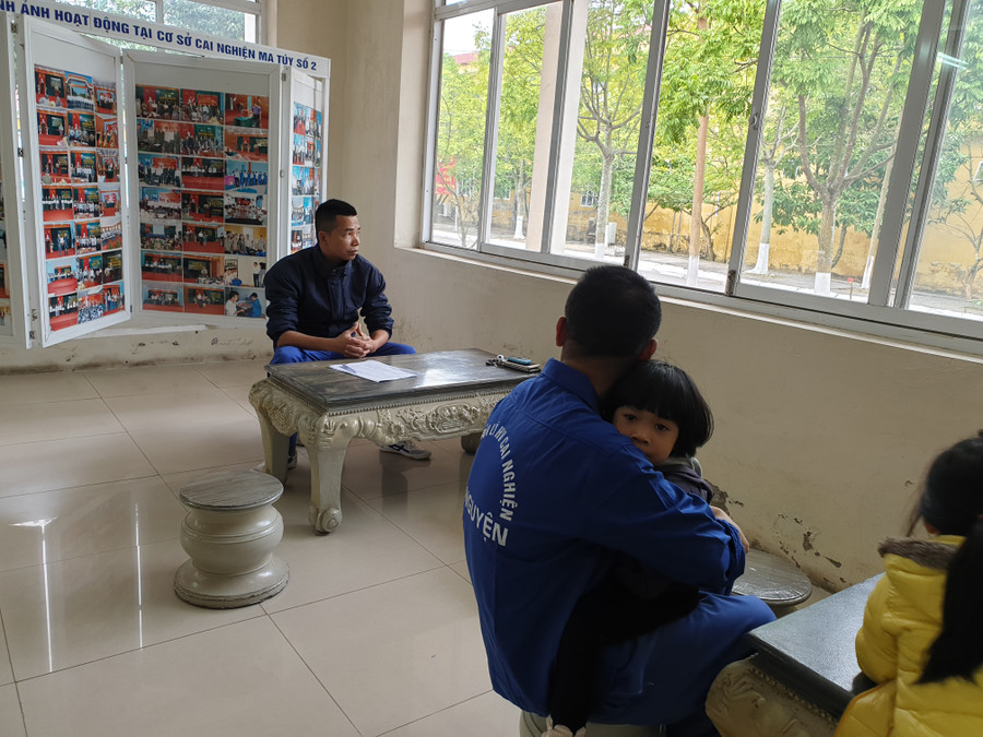 Tình cảm gia đình là nguồn động viên tinh thần rất lớn với các học viên trước thềm năm mới