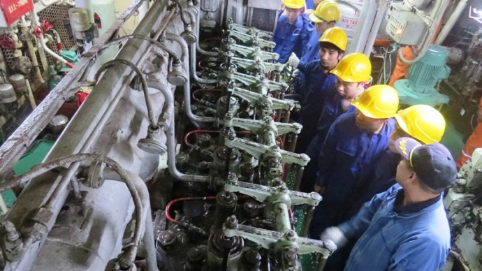 Tàu Sao Biển đã xuất bến hàng nghìn chuyến tàu phục vụ cho công tác huấn luyện sinh viên nghề đi biển (Ảnh Internet) Tàu Sao Biển đã xuất bến hàng nghìn chuyến tàu phục vụ cho công tác huấn luyện sinh viên nghề đi biển (Ảnh Internet)