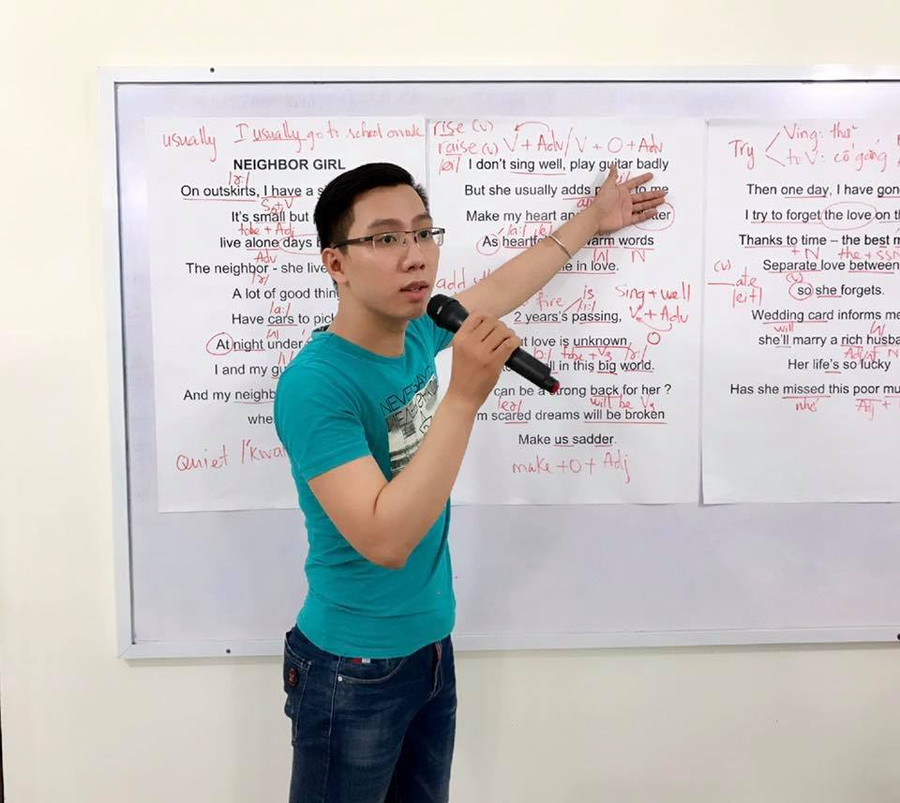 Dạy ngữ pháp, phát âm và từ vựng qua bài hát Dạy ngữ pháp, phát âm và từ vựng qua bài hát