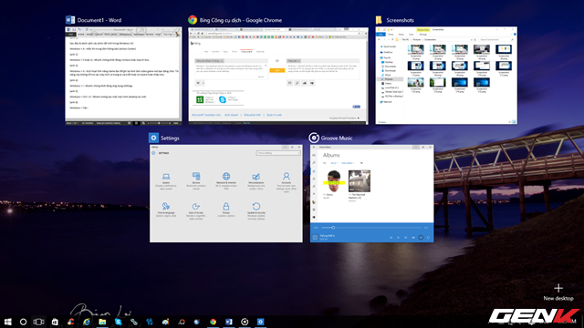 Những phím tắt mới trên Windows 10 giúp người dùng thao tác nhanh “chóng mặt“ ảnh 7 Những phím tắt mới trên Windows 10 giúp người dùng thao tác nhanh “chóng mặt“ ảnh 7