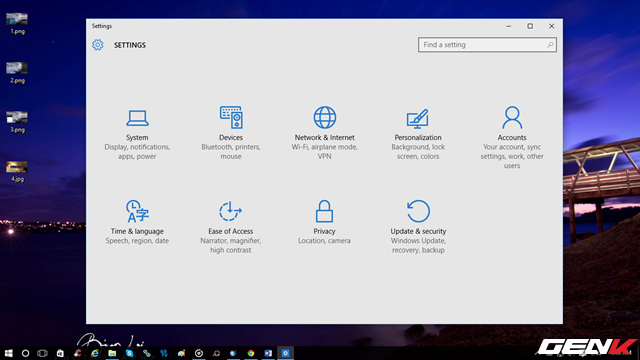 Những phím tắt mới trên Windows 10 giúp người dùng thao tác nhanh “chóng mặt“ ảnh 5 Những phím tắt mới trên Windows 10 giúp người dùng thao tác nhanh “chóng mặt“ ảnh 5