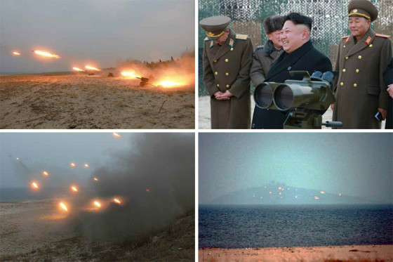 Kim Jong-un, diễn tập, tên lửa Kim Jong-un, diễn tập, tên lửa