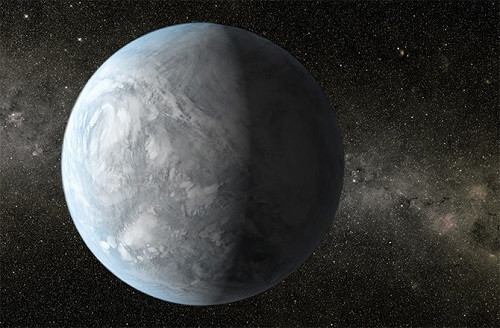 Hành tinh Kepler 62e có thể là hình ảnh của Trái Đất 2,4 tỷ năm trước. Ảnh: NASA 1Earth-8755-1429006336.jpg